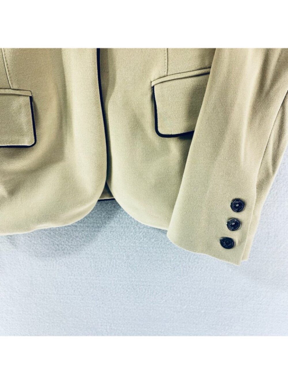 Plein Sud Jeanius Blazer Womens S Beige Single Button Designer Italy Italian - Picture 3 of 11